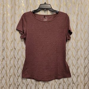 Universal Standard Wine Colored T Shirt Size 2XS